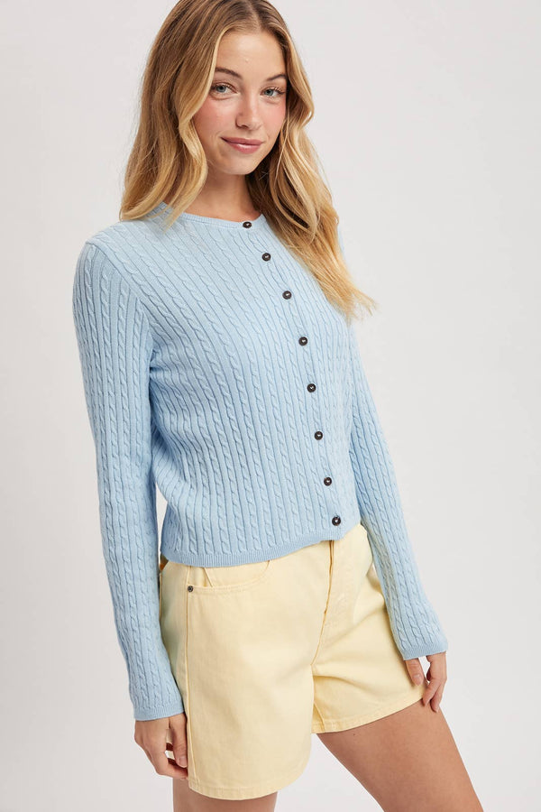 Mini Cable Cardigan