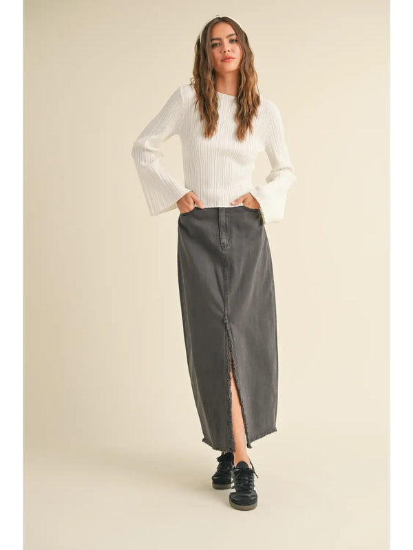 Natalie Ribbed Long Sleeve