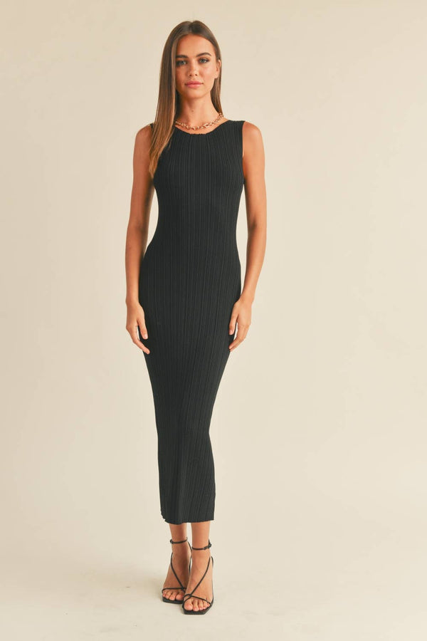 Nicola Rib Maxi Dress