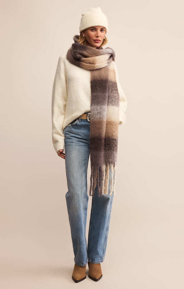 Plaid I Met You Scarf