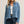 All Day Cropped Knit Denim Jacket