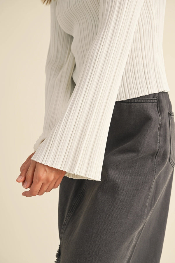 Natalie Ribbed Long Sleeve