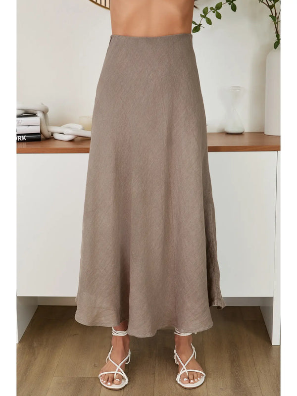 Linen Maxi Skirt