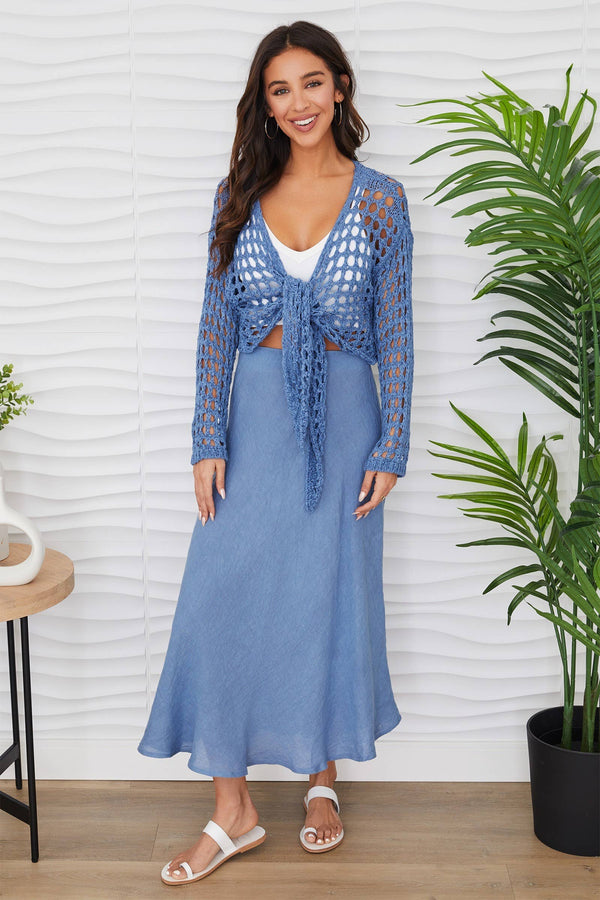 Linen Maxi Skirt