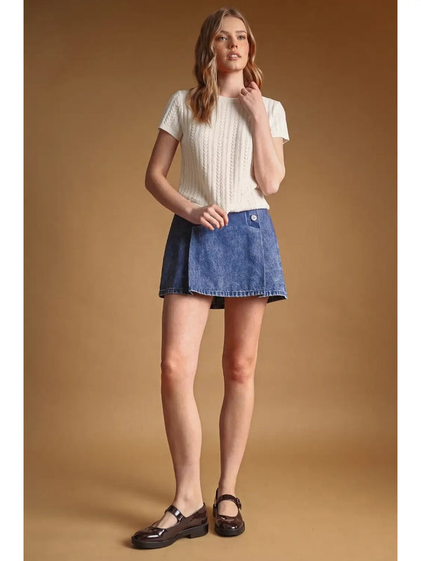 Tiffany Pointelle Top