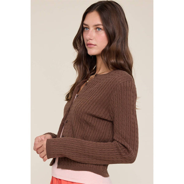Mini Cable Cardigan