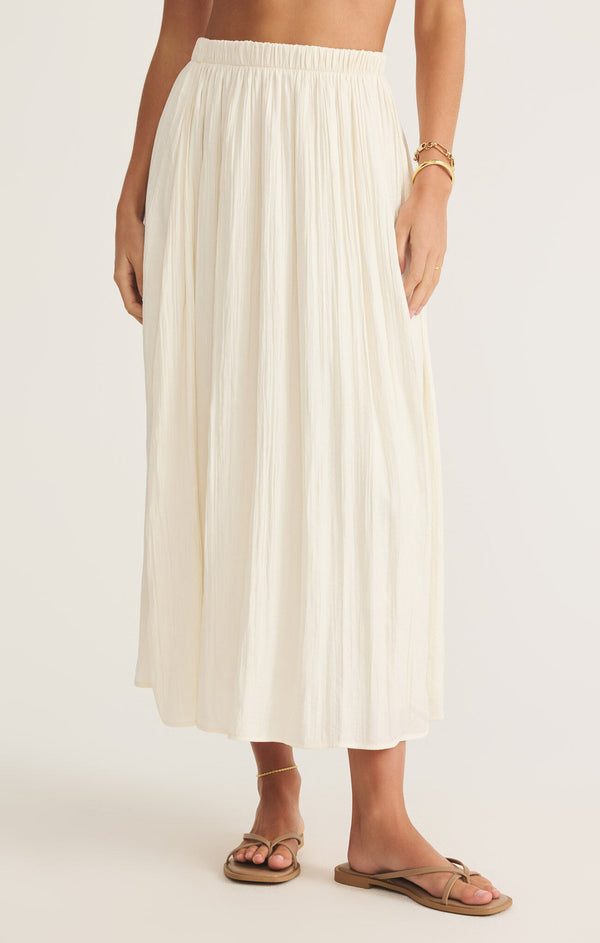 Nicoline Crinkle Midi Skirt