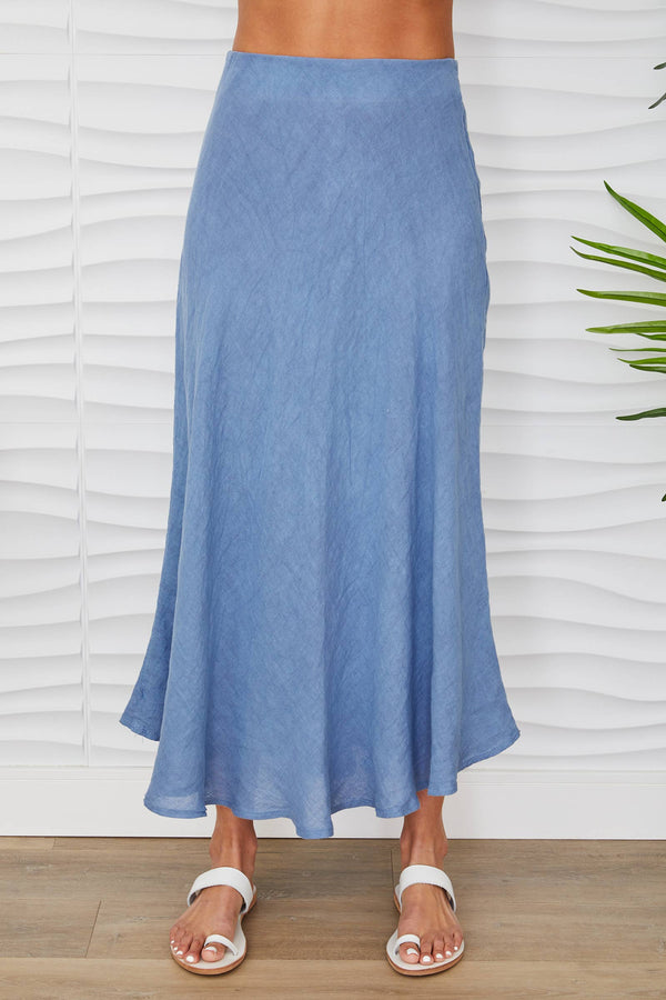 Linen Maxi Skirt