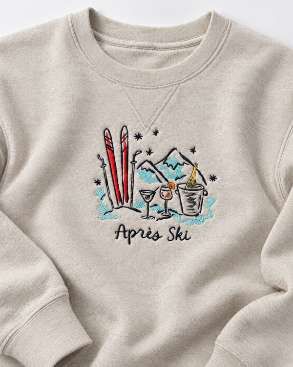 Embroidered Ivy League Crew