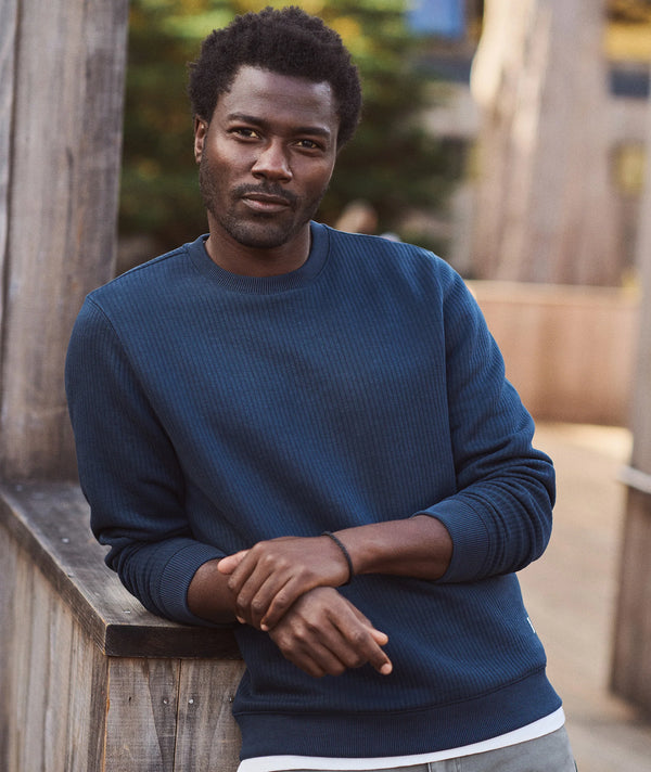 Corbet Quilted Crewneck