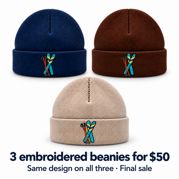 Beanie Bundle Embroidery