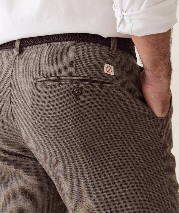 Saturday Houndstooth Chino - Slim Straight