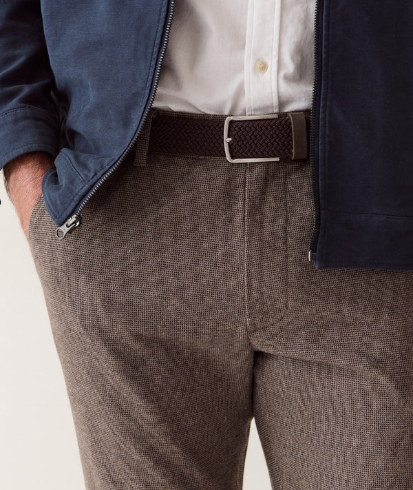 Saturday Houndstooth Chino - Slim Straight