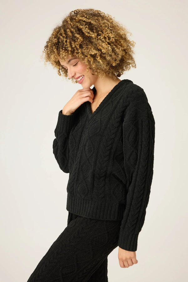 L/S Cozy Chenille Cable Knit