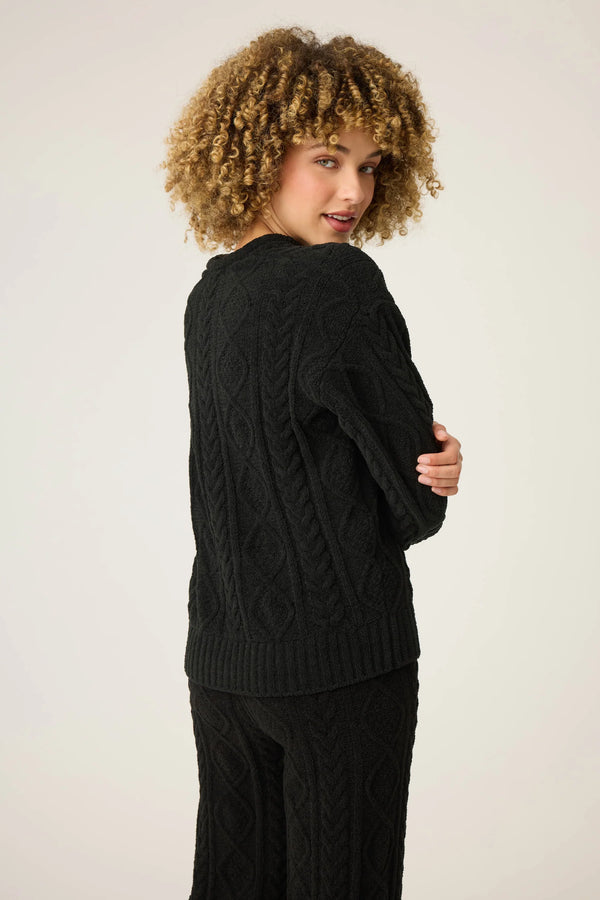 L/S Cozy Chenille Cable Knit