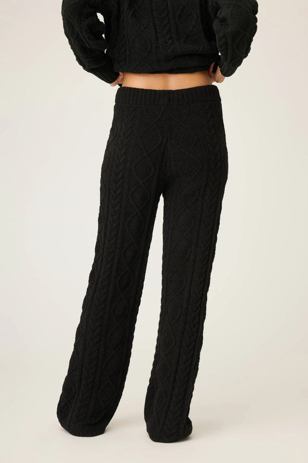 Cozy Chenille Cable Knit Pant