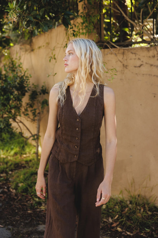 Marina Linen Trouser