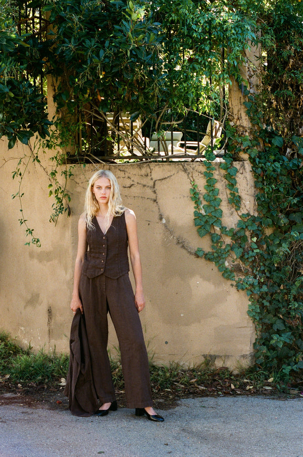 Marina Linen Trouser