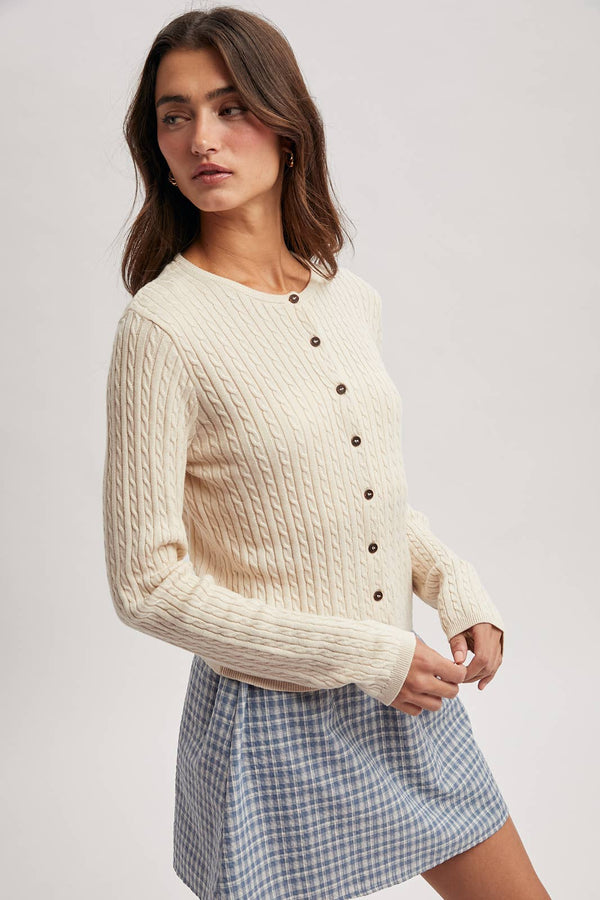Mini Cable Cardigan