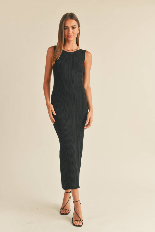 Nicola Rib Maxi Dress