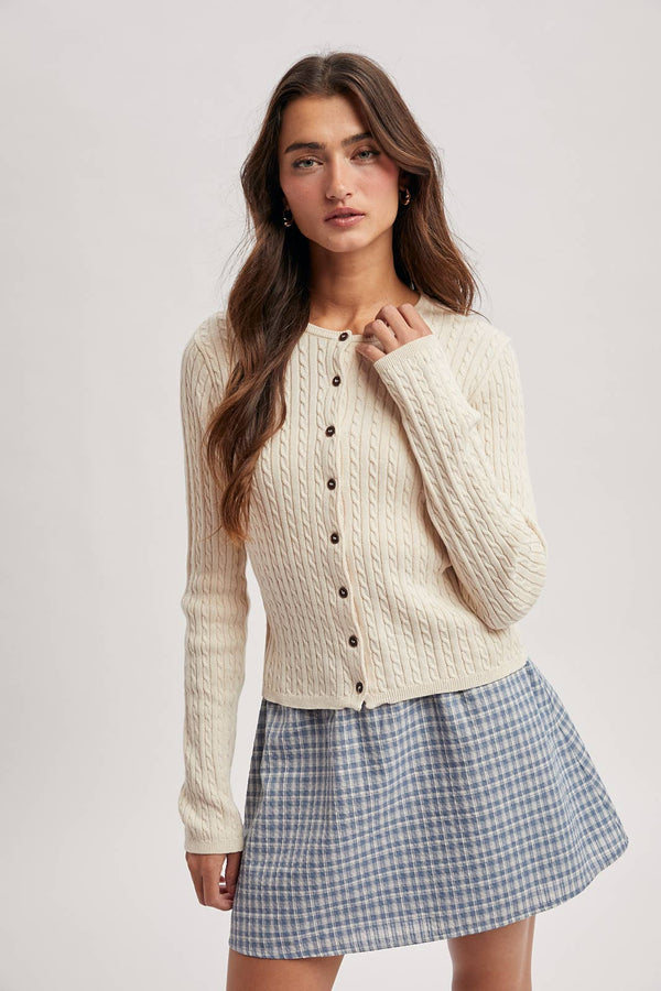 Mini Cable Cardigan