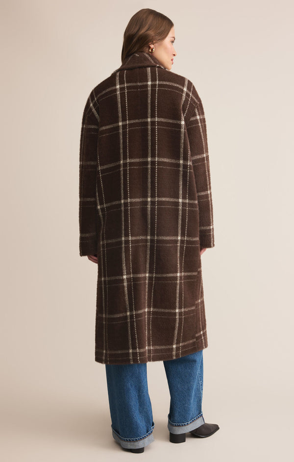 Mason Sweater Plaid Coat