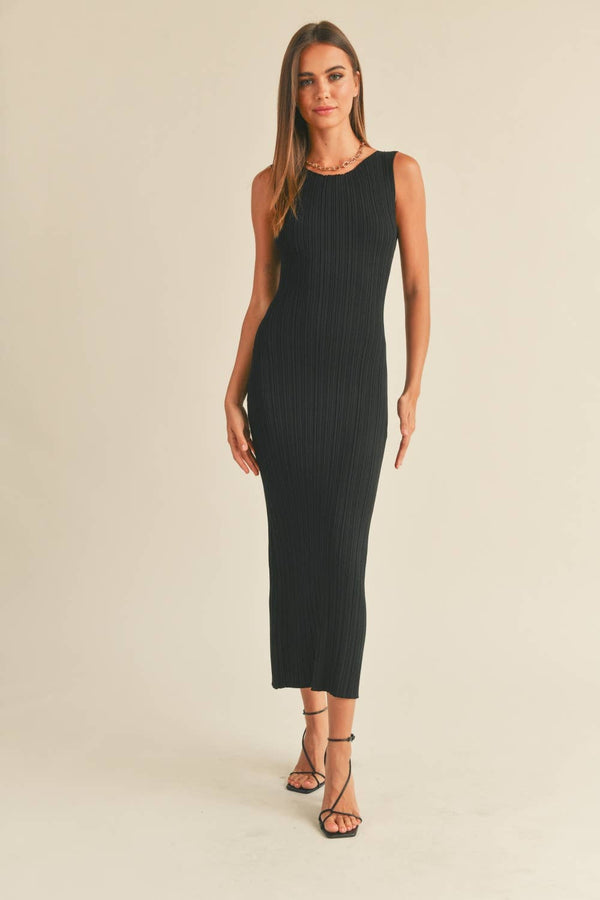 Nicola Rib Maxi Dress