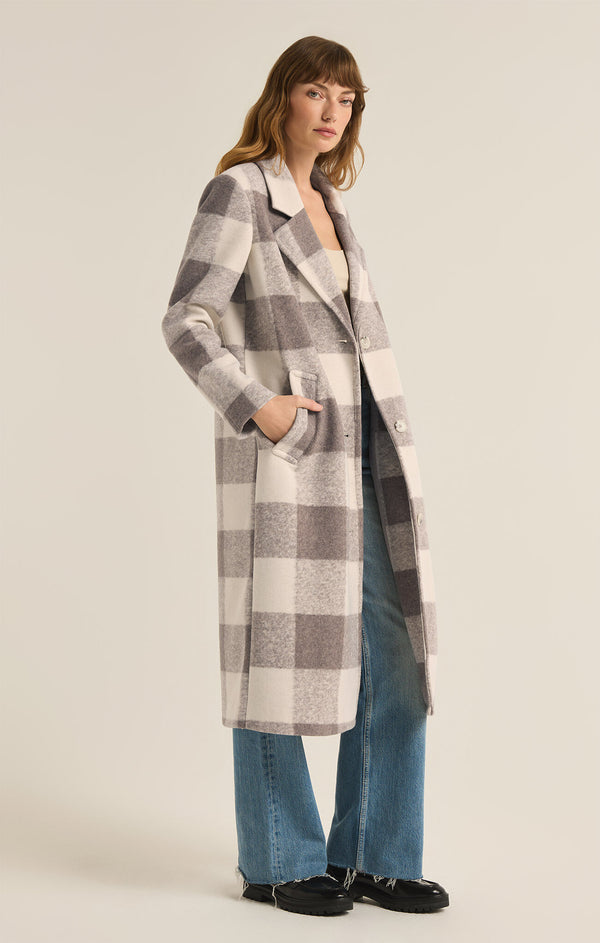 Conway Buffalo Plaid Coat