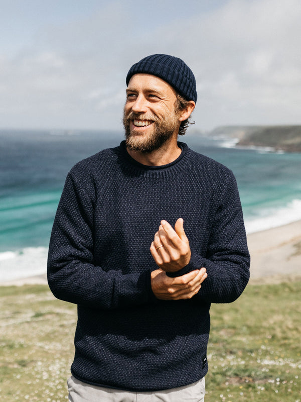 Finisterre Barents Jumper — indigo — image 2