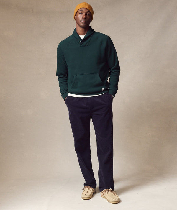 Marine Layer Cloud 9 Shawl Collar Pullover — black pine — image 4