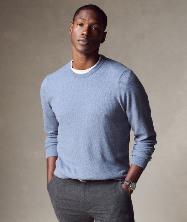 Marine Layer Cotton Cashmere Sweater Tee — waterfront — image 2