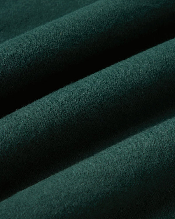 material shot of the fabric on The Yosemite Shirt in Dark Forest