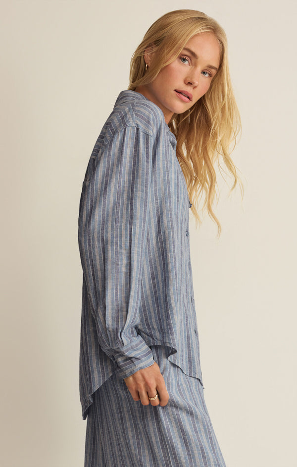 The Perfect Striped Button Up