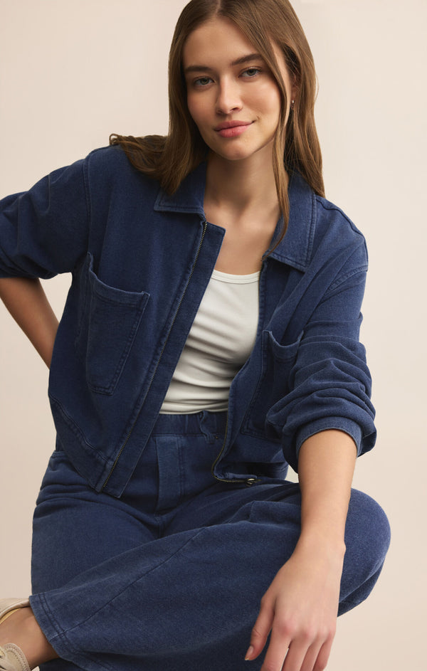 Heritage Knit Denim Jacket