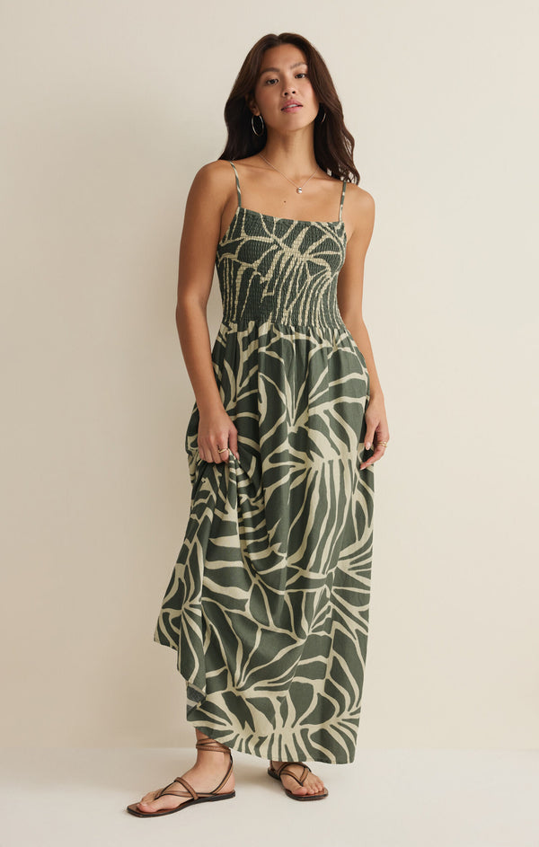 Bayside Tova Palm Midi Dress