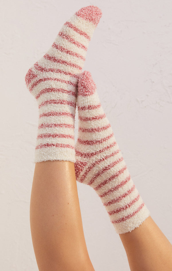 2-Pack Plush Stripe Socks