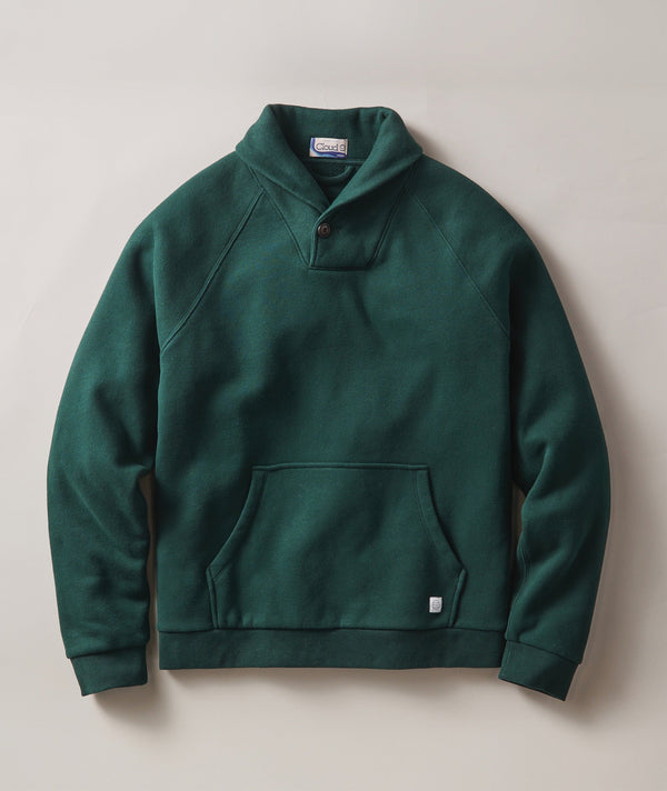 Marine Layer Cloud 9 Shawl Collar Pullover — black pine / Small