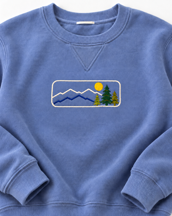 Embroidered Ivy League Crew