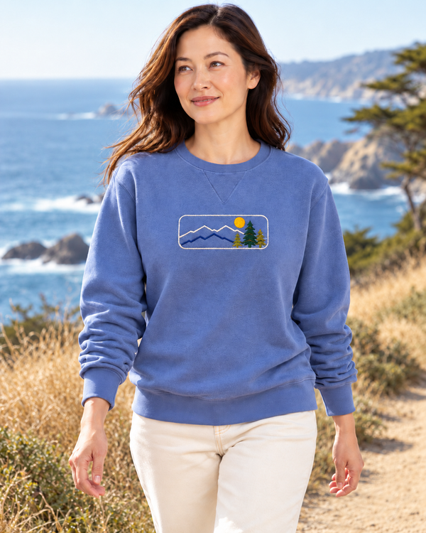 Embroidered Ivy League Crew