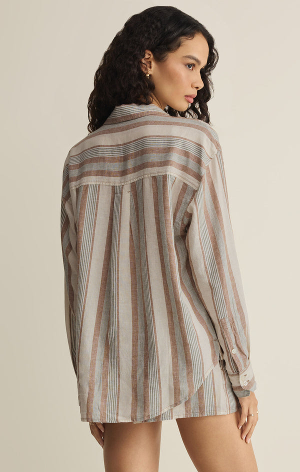 The Perfect Striped Button Up