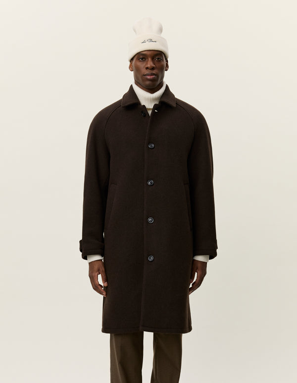Michael Solid Wool Coat