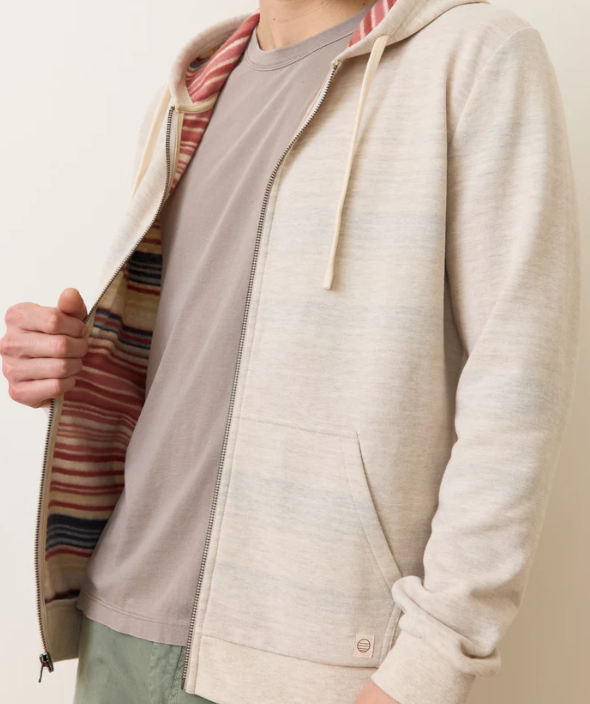 Fleece Stripe Full-Zip