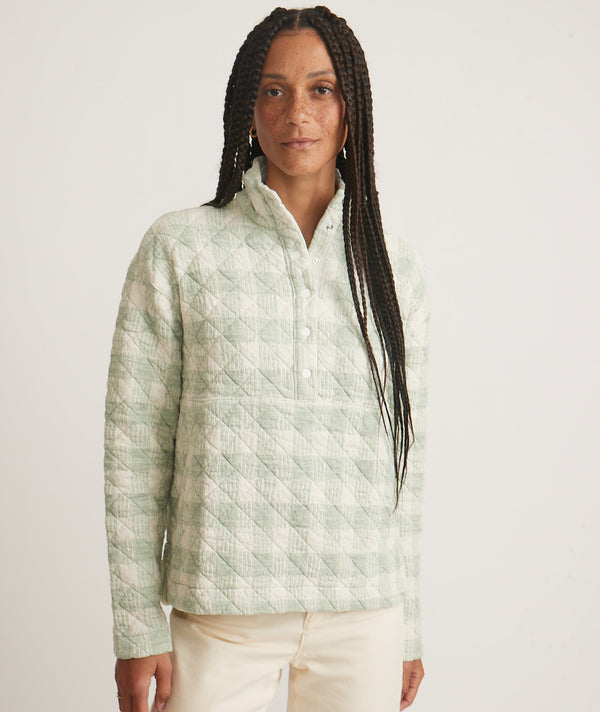 Iris Quilted Pullover