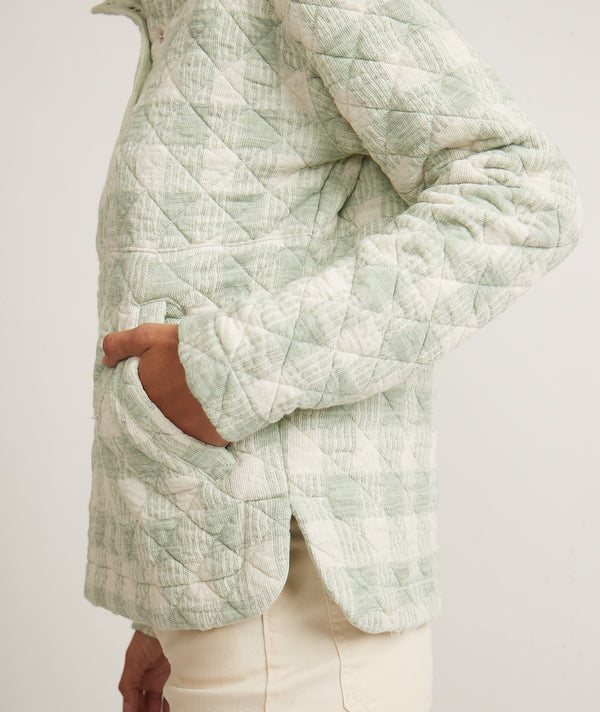 Iris Quilted Pullover