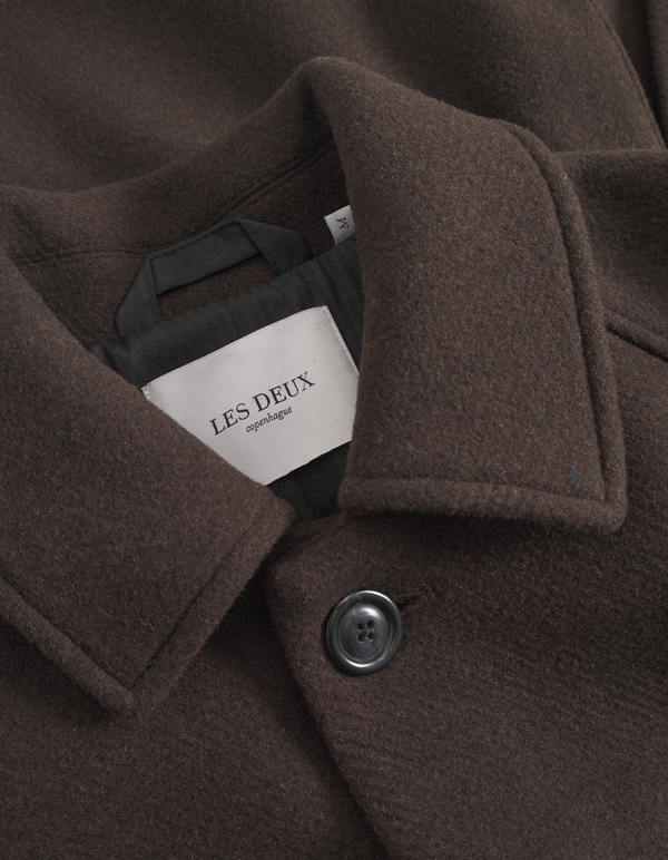Michael Solid Wool Coat