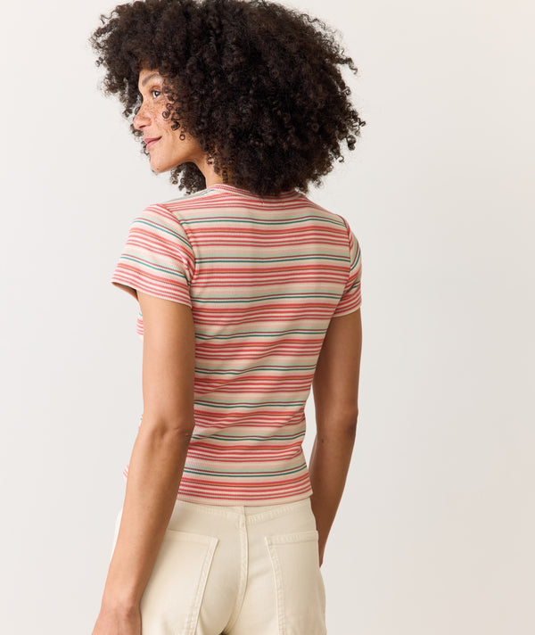 Lexi rib Sun-In Crew Tee