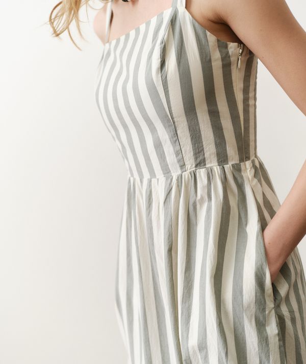 Demi Poplin Midi Dress