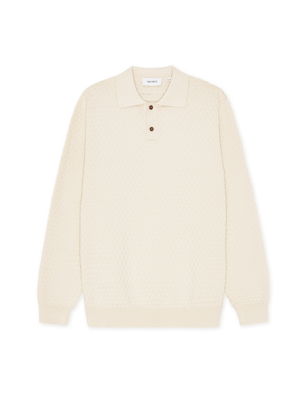 Billy Weave Knitted LS Polo