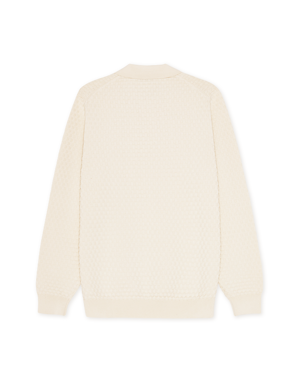 Billy Weave Knitted LS Polo