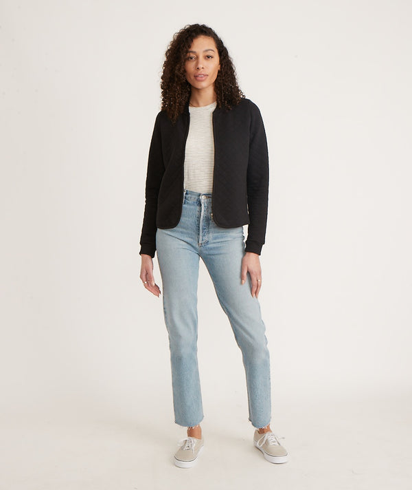 Corbet Quilted Bomber